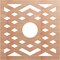 Ekena Millwork Chevron Wood Fretwork Pierced Ceiling Medallion, Cherry, 22"OD x 5 3/4"ID x 3/8"T CMWP22X22X0375CHCH - alternate 1